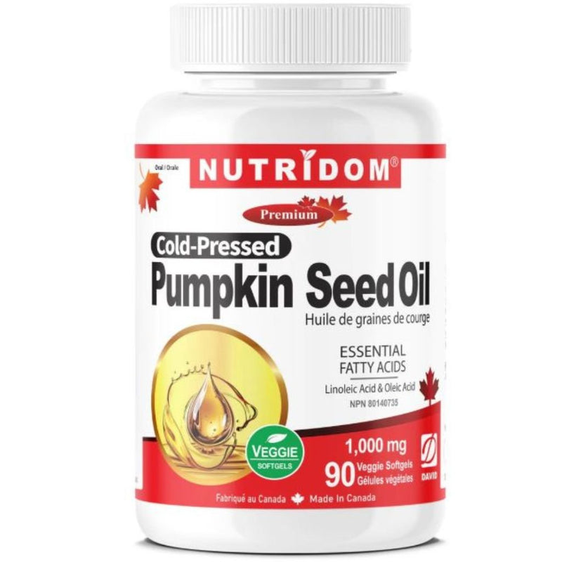 Nutridom Pumpkin Seed Oil, 90 VCaps - SupplementSource.ca