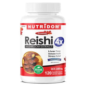 Nutridom Reishi Mushroom Extract 4X, 120 VCaps - SupplementSource.ca