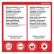 Nutridom Vitamin K2, 120 VCaps Nutrition Panel - SupplementSource.ca