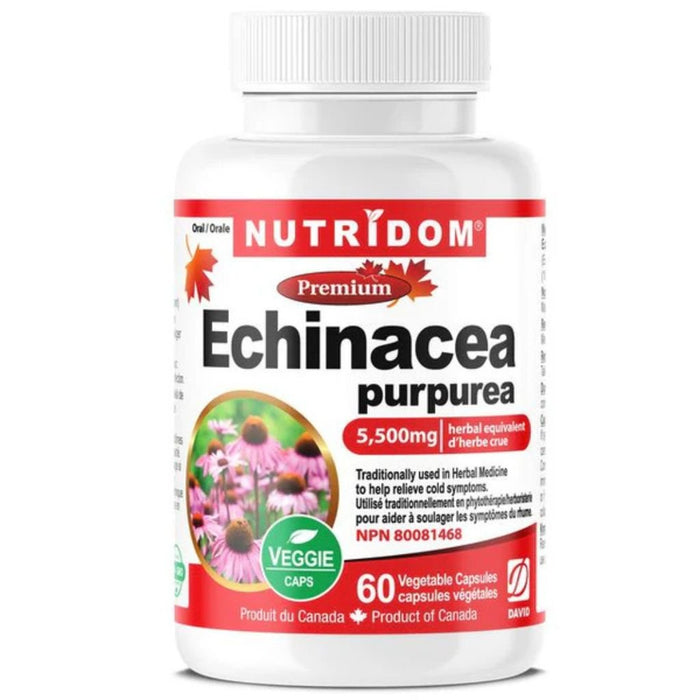 Nutridom Echinacea 60 VCaps - SupplementSource.ca