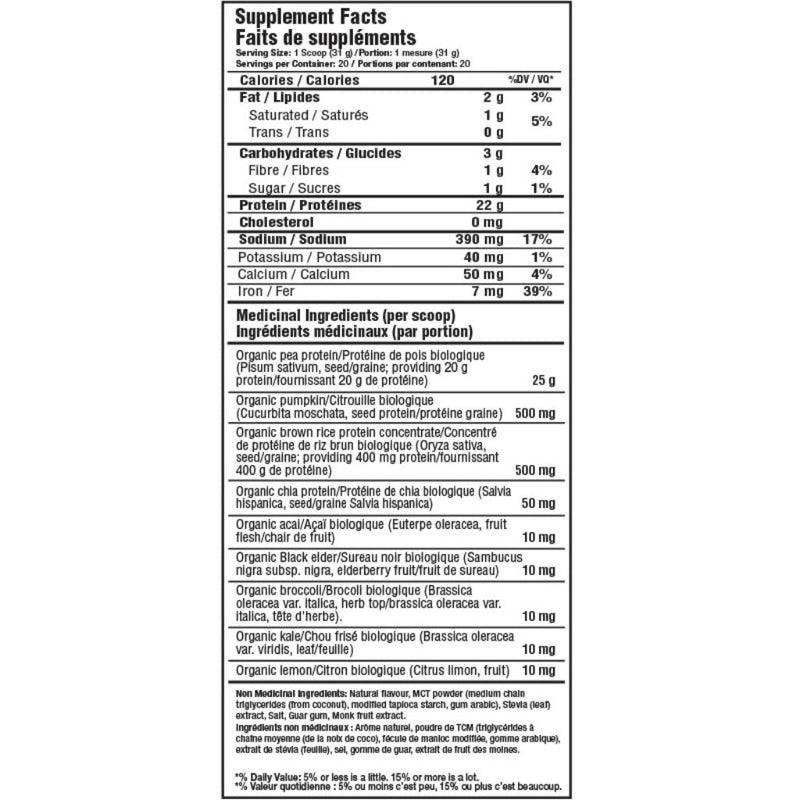 Mammoth Plant, 1.37lbs Cold Brew Coffee Supplement Facts - SupplementSource.ca