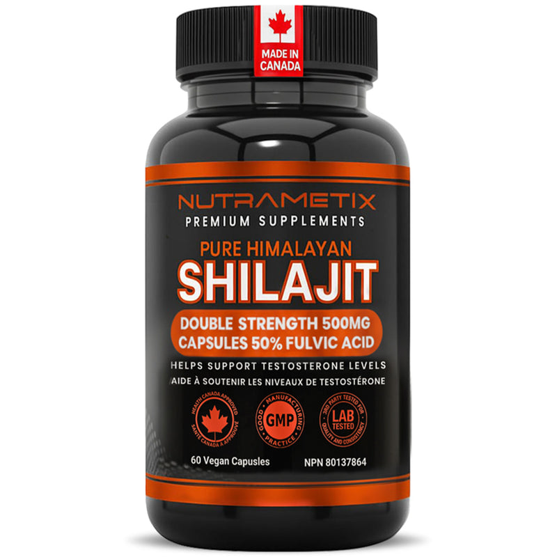 Nutrametix Pure Himalayan Shilajit, 60 Capsules - SupplementSource.ca