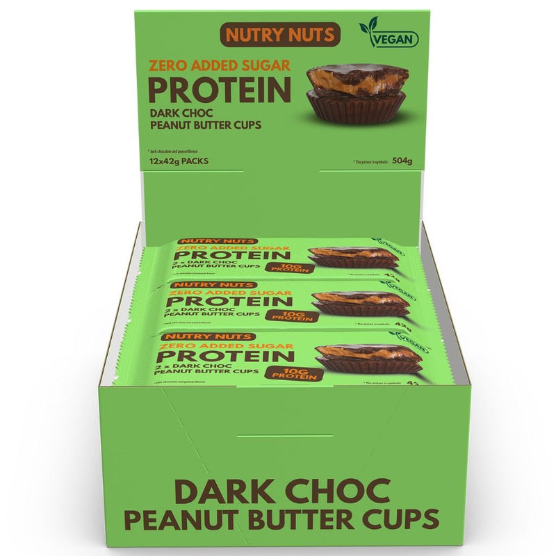 Nutry Nuts Dark Choc (Vegan), 12x42g - SupplementSource.ca
