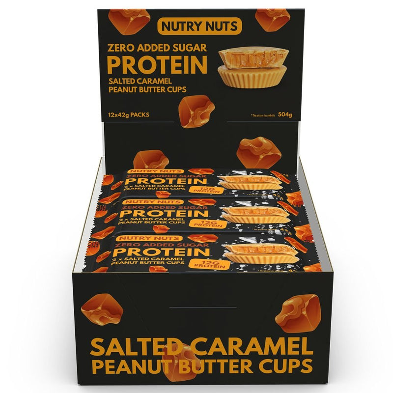 Nutry Nuts Salted Caramel, 12x42g - SupplementSource.ca