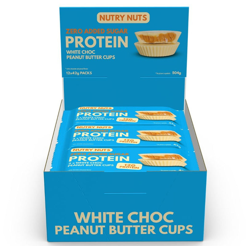 Nutry Nuts White Choc, 12x42g - SupplementSource.ca