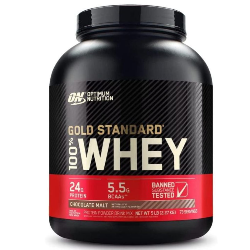 Gold Whey Standard 5lb Chocolate Malt - SupplementSource.ca