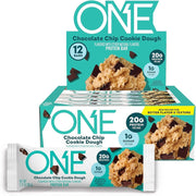 One Brand ONE Bar, 1 Box of 12 Bars Chocolate Chip Cookie Dough - SupplementSource.ca