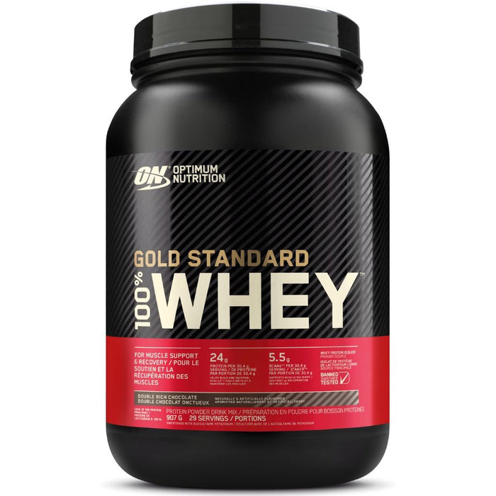 Optimum 100% WHEY GOLD STANDARD, 2lb - SupplementSource.ca