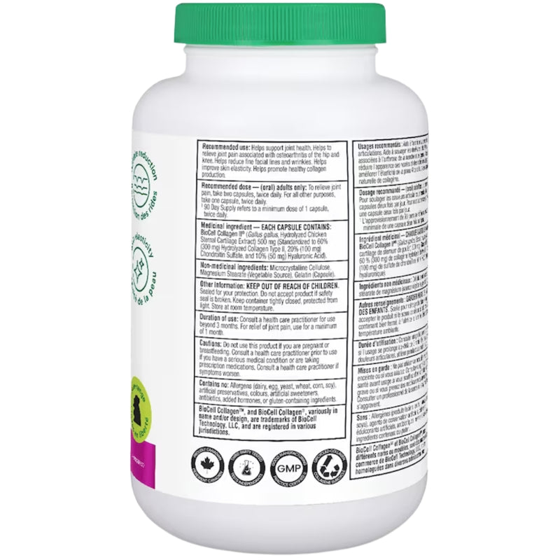 Organika Biocell Collagen, 180 Capsules - SupplementSource.ca