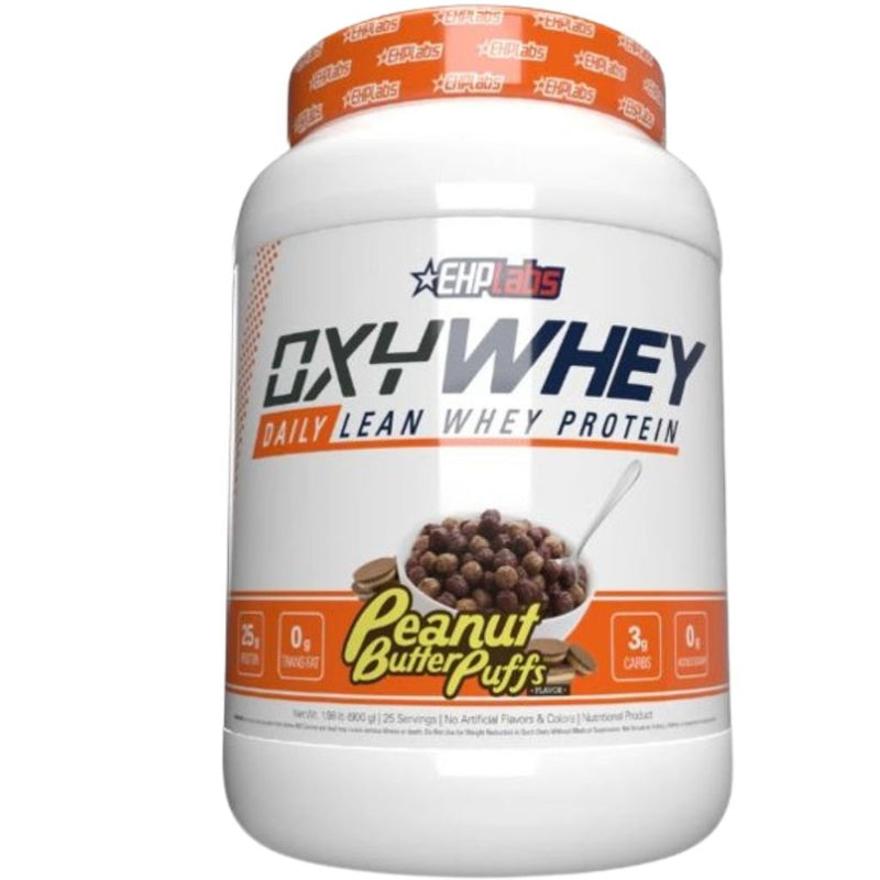 OxyWhey Daily Lean Whey Protein, 25 Servings Peanut Butter Puffs - SupplementSource.ca