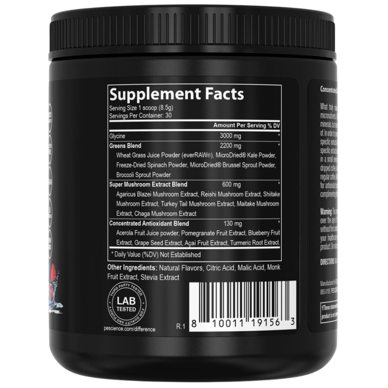 PEScience GREENS & SUPERFOODS, 30 Servings