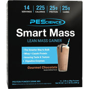 PEScience Smart Mass Lean Mass Gainer, 58g x 14 Packets Gourmet Chocolate - SupplementSource.ca