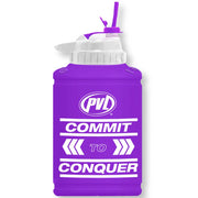 PVL Flip-n-Sip Gym Jug, 1.89L Purple - Commit to Conquer - SupplementSource.ca
