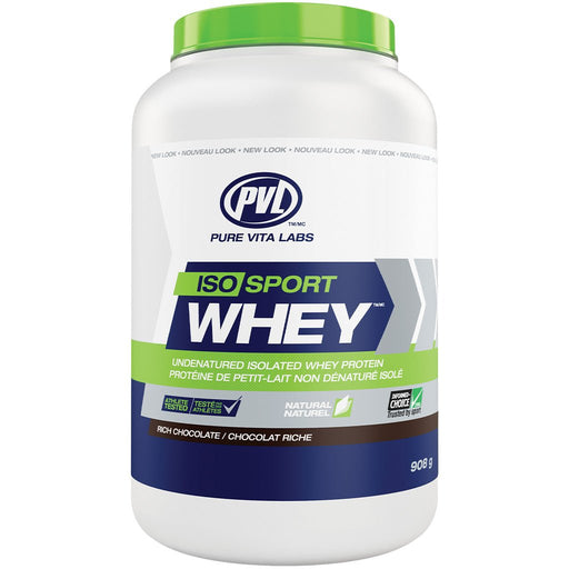 PVL Iso Sport Whey, 2lbs Rich Chocolate - SupplementSource.ca