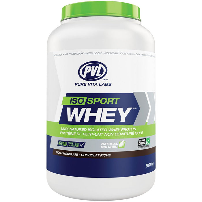 PVL Iso Sport Whey, 2lbs Rich Chocolate - SupplementSource.ca