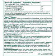 PVL 100% PURE BCAA POWDER, 315g Blue Raspberry Nutrition Panel - SupplementSource.ca