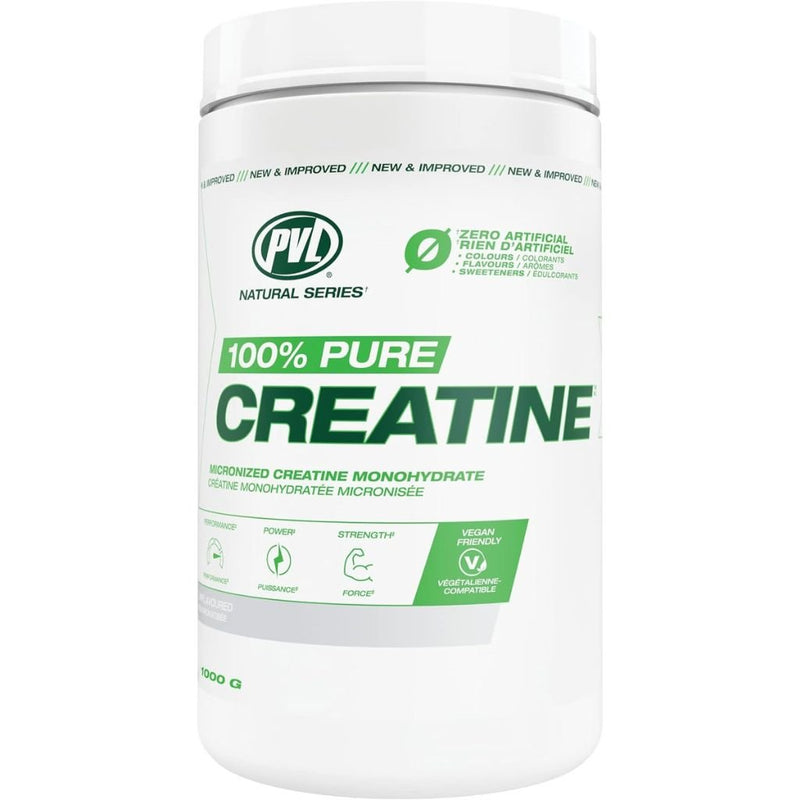 PVL 100% Pure Creatine 1000g - SupplementSource.ca