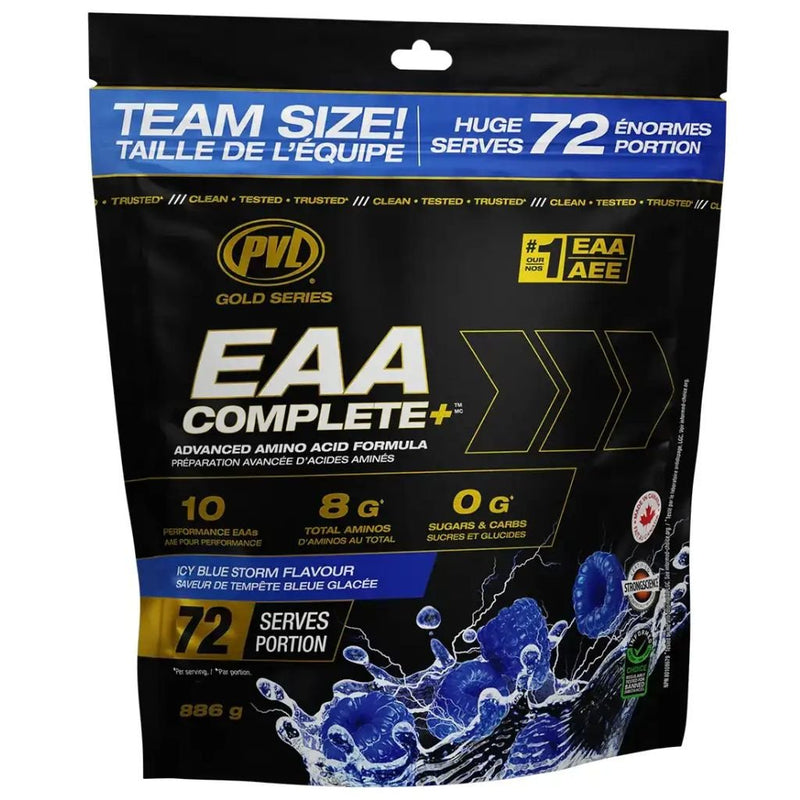 PVL EAA Complete+, 72 Servings Icy Blue Storm - SupplementSource.ca