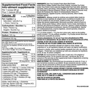 PVL ISO CLEAAR, 4lb Blue Slushie Nutrition Panel - SupplementSource.ca