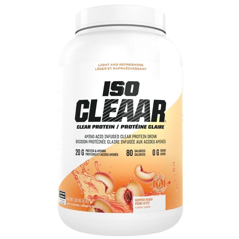PVL ISO CLEAAR, 4lb Summer Peach - SupplementSource.ca