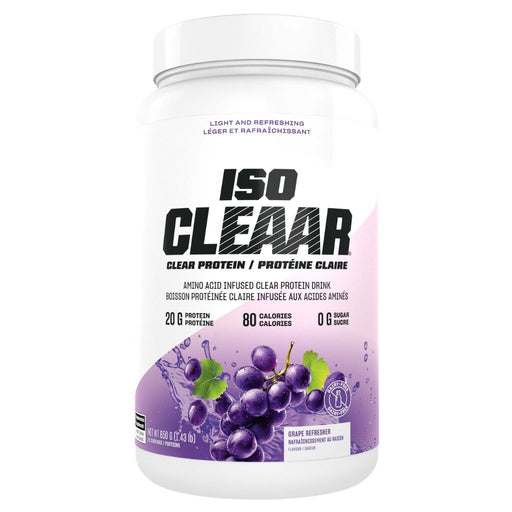 PVL ISO CLEAR Clear Protein, 25 Servings Grape Refresher - SupplementSource.ca