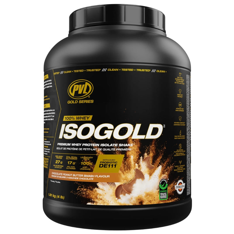 PVL ISOGOLD, 4lb Chocolate Peanut Butter Smash - SupplementSource.ca