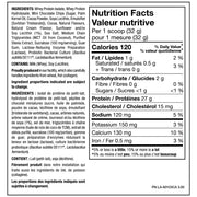 PVL ISOGOLD, 4lb Ice Cream Cookie Sandwich Nutrition Panel - SupplementSource.ca