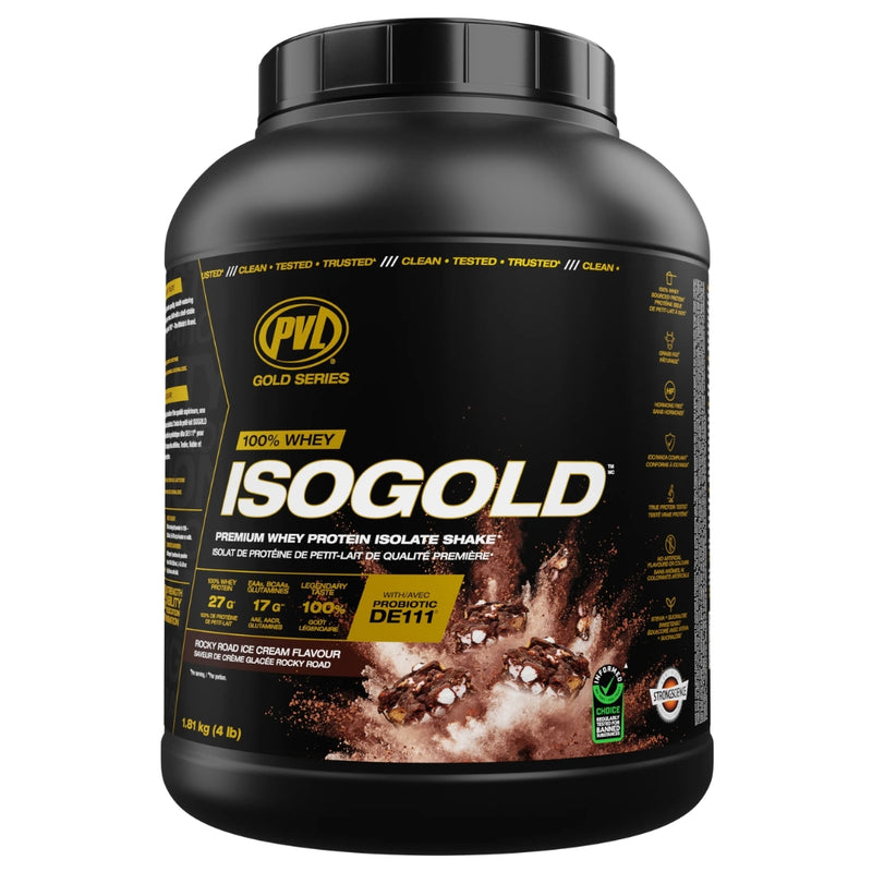 PVL ISOGOLD, 4lb Rocky Road Ice Cream - SupplementSource.ca