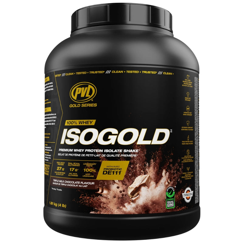 PVL ISOGOLD, 4lb Triple Milk Chocolate - SupplementSource.ca