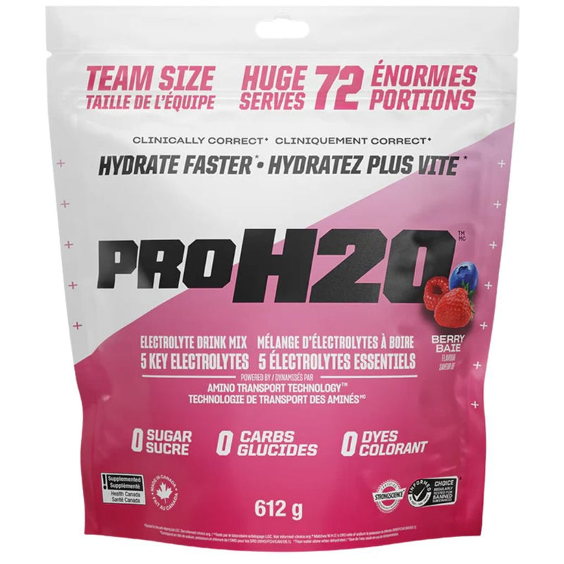 PVL ProH2O Hydration Mix, 612g Berry - SupplementSource.ca