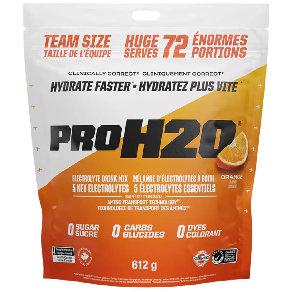PVL ProH2O Hydration Mix, 612g Orange - SupplementSource.ca
