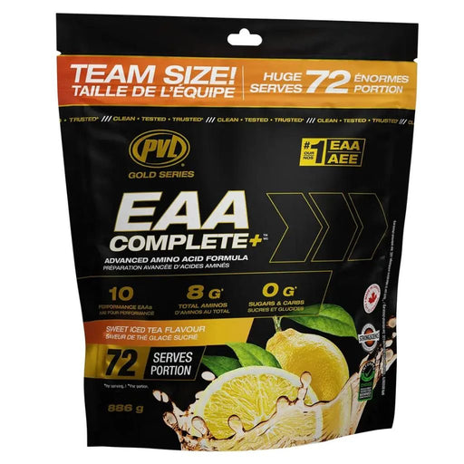 PVL EAA Complete+, 72 Servings Sweet Iced Tea - SupplementSource.ca