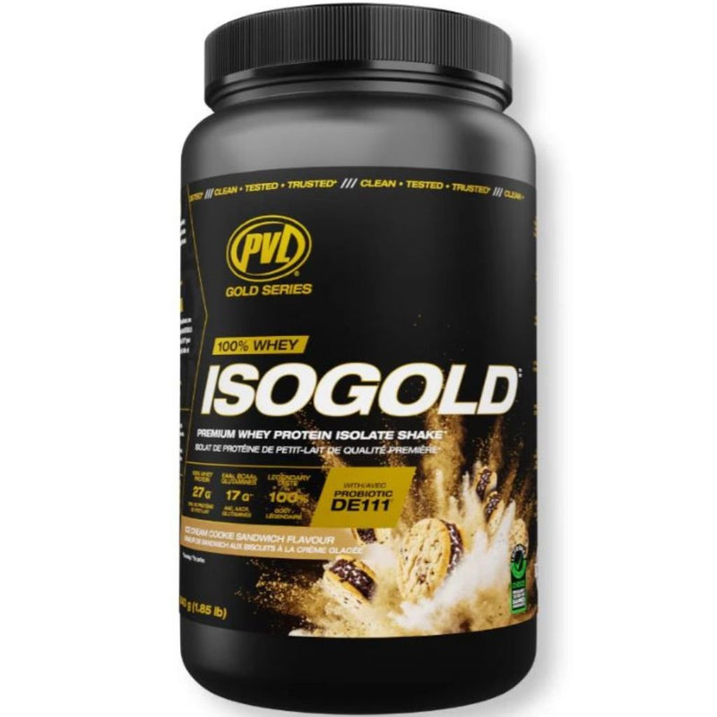 PVL ISOGOLD Ice Cream Cookie Sandwich, 1.85 lb - SupplementSource.ca