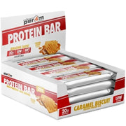 Per4m Low Sugar Protein 12 Bars, Caramel Biscuit - SupplementSource.ca