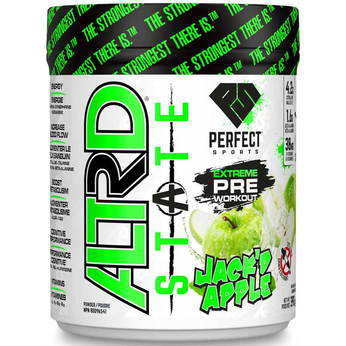 Perfect Sports ALTRD State 40 Servings Jack'd Apple - SupplementSource.ca
