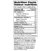 Perfect Sports DIESEL Chocolate Cream Egg, 360g Nutrition Panel - SupplementSource.ca