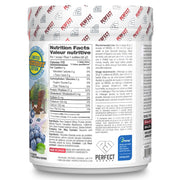 Perfect Sports DIESEL Wild Muskoka Blueberry, 360g Nutriton Panel - SupplementSource.ca