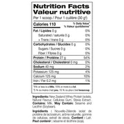 Perfect Sports DIESEL Pumpkin Spice Latte, 360g Nutrition Panel - SupplementSource.ca