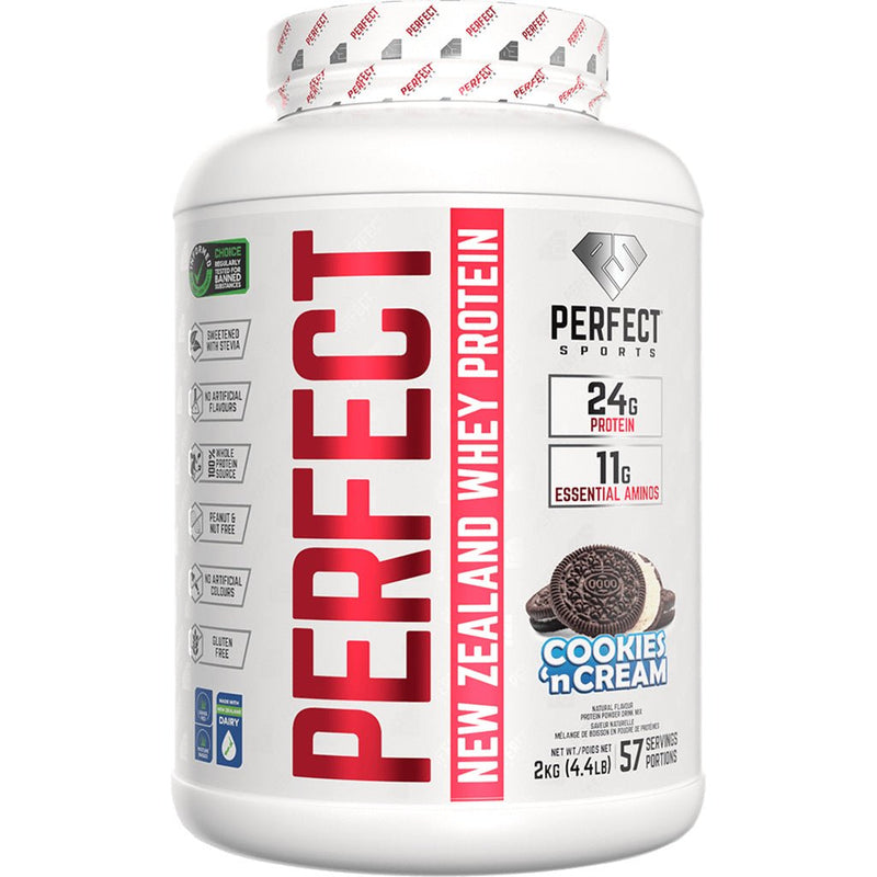 Perfect Sports Perfect Whey 4.4lbs Cookies 'n Cream - SupplementSource.ca