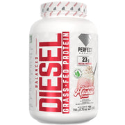 Perfect Sports Balanced Diesel Grass-Fed Protein, Strawberry Milkshake, 21 Servings - SupplementSource.ca