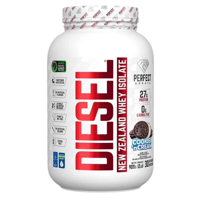 Perfect Sports DIESEL (New Zealand Whey Protein Isolate), 2lb