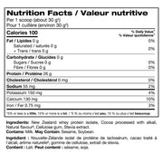 Perfect Sports DIESEL (New Zealand Whey Protein Isolate), 4lb Chocolate Peanut Nutrition Facts - SupplementSource.ca