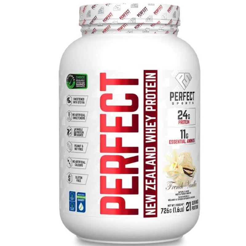 Perfect Sports New Zealand  Whey French Vanilla, 1.6lbs - SupplementSource.ca