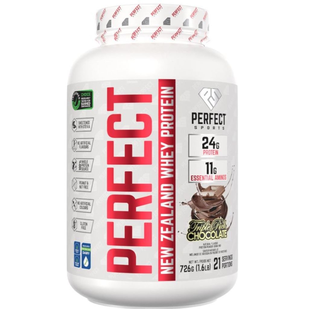 Perfect Sports New Zealand  Whey  Triple Rich Chocolate, 1.6lbs - SupplementSource.ca