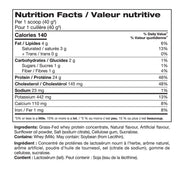 Perfect Sports Ultra Fuel Grass Fed Whey Protein, 4lbs Van Nutrition Panel - SupplementSource.ca
