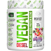 Perfect Sports DIESEL VEGAN 100% PLANT-BASED PROTEIN, 350g Very Berry Splash Supplementsource.ca