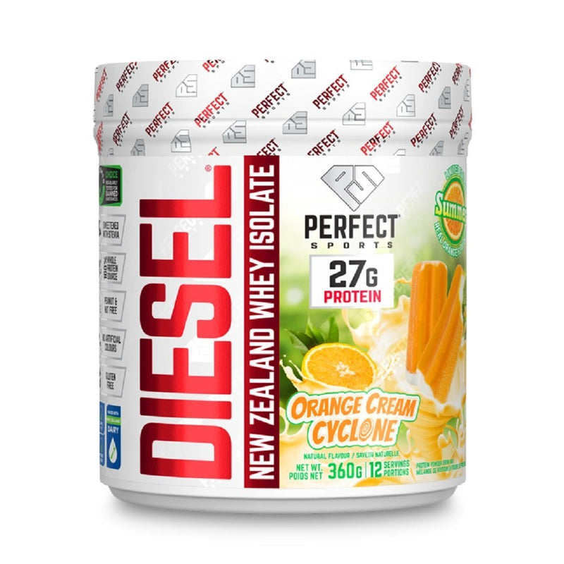 Perfect Sports DIESEL Orange Cream Cyclone, 360g - SupplementSource.ca