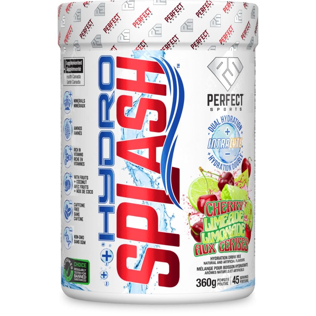 Perfect Sports Hydro Splash, 45 Servings Cherry Limeade - SupplementSource.ca