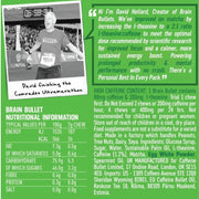 Performance Bullet Brain Bullets Nutrition Panel, Mental Matcha Mint, 40 chews/bag - SupplementSource.ca