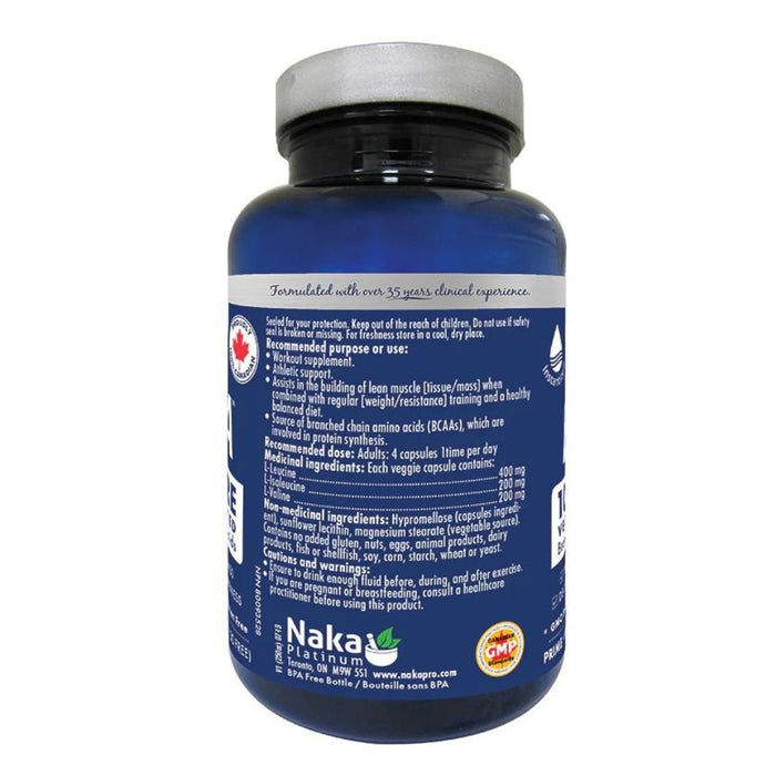 Naka Platinum Pro BCAA, 90 VCaps - SupplementSource.ca